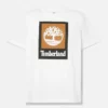 T-Shirt mit quadratischem Logo und kurzen Ärmeln T-Shirt mit quadratischem Logo und kurzen Ärmeln