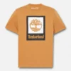 T-Shirt mit quadratischem Logo und kurzen Ärmeln T-Shirt mit quadratischem Logo und kurzen Ärmeln