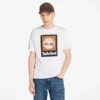 T-Shirt mit quadratischem Logo und kurzen Ärmeln T-Shirt mit quadratischem Logo und kurzen Ärmeln