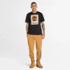 T-Shirt mit quadratischem Logo und kurzen Ärmeln T-Shirt mit quadratischem Logo und kurzen Ärmeln