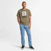 T-Shirt mit quadratischem Logo und kurzen Ärmeln T-Shirt mit quadratischem Logo und kurzen Ärmeln