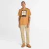 T-Shirt mit quadratischem Logo und kurzen Ärmeln T-Shirt mit quadratischem Logo und kurzen Ärmeln