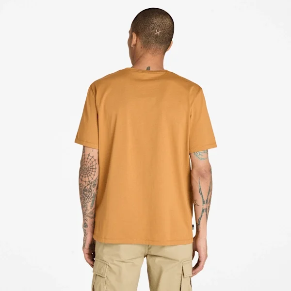 T-Shirt mit quadratischem Logo und kurzen Ärmeln T-Shirt mit quadratischem Logo und kurzen Ärmeln