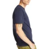 Timberland bedrucktes Kurzarm-Shirt mit Rundhalsausschnitt, blau