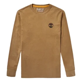 Timberland Casual mit Aufdruck, Rundhalsausschnitt, Langarm
