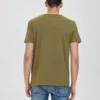 Timberland Casual Rundhals-T-Shirt mit Aufdruck, kurzärmelig, grün