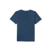 Timberland Casual Rundhalsausschnitt mit Aufdruck, kurzärmelig, blau