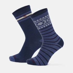 Timberland® Fair Isle Crew Socken für Herren, 2er-Pack Timberland® Fair Isle Crew Socken für Herren, 2er-Pack
