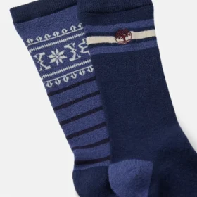 Timberland® Fair Isle Crew Socken für Herren, 2er-Pack Timberland® Fair Isle Crew Socken für Herren, 2er-Pack