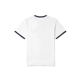 Timberland Freizeit-T-Shirt mit Rundhalsausschnitt und Aufdruck, kurzärmelig, weiss