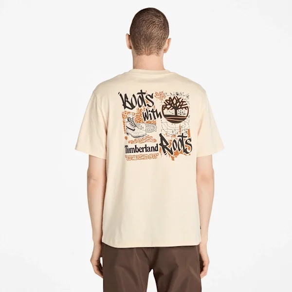 Timberland® Herren-T-Shirt mit «Carrier Slogan»-Grafik auf dem Rücken Timberland® Herren-T-Shirt mit «Carrier Slogan»-Grafik auf dem Rücken