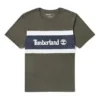 Timberland Kontrastfarbene Nähte, Color-Blocking, Shorts, Grün