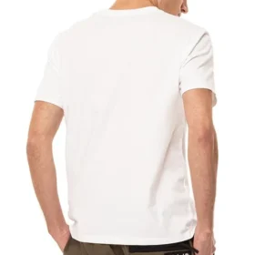Timberland Kurzarm-Shirt mit Brustlogo-Aufdruck, weiss