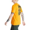 Timberland Kurzarm-Shirt mit Rückenprint, orange