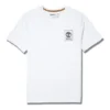 Timberland Kurzarm-Shirt mit Rückenprint, weiss
