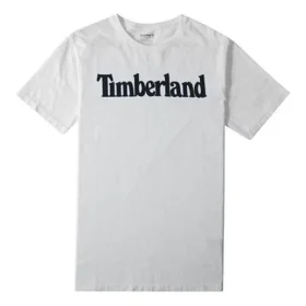 Timberland Logo-Aufdruck Kurzarm-Shirt Weiss