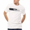 Timberland Logo-Aufdruck Kurzarm-Shirt Weiss