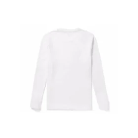 Timberland Logo-Aufdruck Rundhalsausschnitt Langarm Weiss