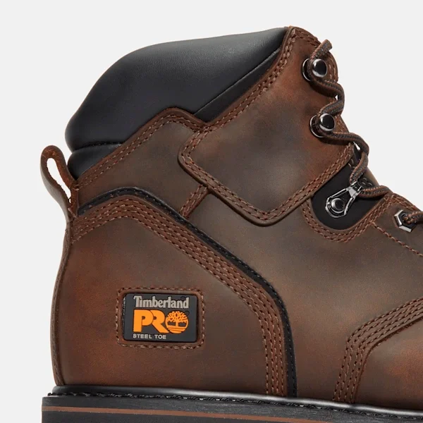 Timberland PRO Pit Boss 6 Arbeitsstiefel mit Stahlkappe für Herren Timberland PRO Pit Boss 6 Arbeitsstiefel mit Stahlkappe für Herren