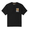 Timberland Rundhals-Shirt mit Logo-Print, Schwarz