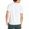 Timberland Rundhals-T-Shirt mit Aufdruck, kurzärmelig, weiss