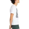 Timberland Rundhals-T-Shirt mit Aufdruck, kurzärmelig, weiss
