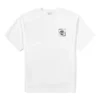 Timberland SS20 bedrucktes Rundhals-Shorts-Shirt, weiss