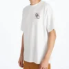 Timberland SS20 bedrucktes Rundhals-Shorts-Shirt, weiss