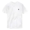 Timberland SS20 Casual Rundhalsausschnitt Weiss Bedruckt Shorts Weiss
