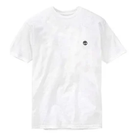Timberland SS20 Casual Rundhalsausschnitt Weiss Bedruckt Shorts Weiss