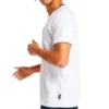 Timberland SS20 CoolMax Logo Shorts mit Rundhalsausschnitt, weiss