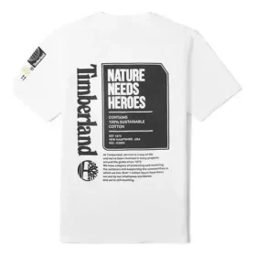 Timberland SS20 Earth Series Printing Shorts-Shirt Weiss