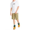 Timberland SS20 Earth Series Printing Shorts-Shirt Weiss