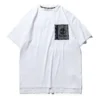 Timberland SS20 Hollow Out Zipper Pocket Printing Kurzarm-Shirt Weiss