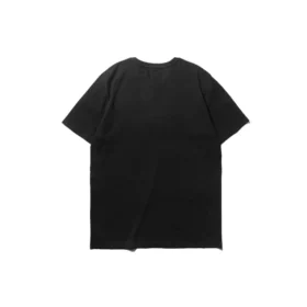 Timberland SS20 Kontrastfarben Logo-Print Kurzarm Schwarz