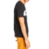 Timberland SS20 Kontrastfarben Logo-Print Kurzarm Schwarz