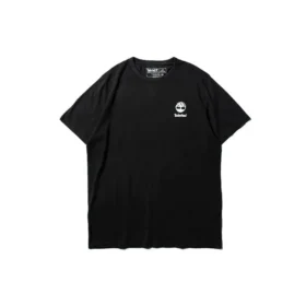 Timberland SS20 Logo-Print Kurzarm Schwarz