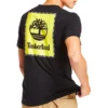 Timberland SS20 Logo-Print Kurzarm Schwarz
