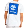 Timberland SS20 Logo-Print Kurzarm-Shirt Weiss