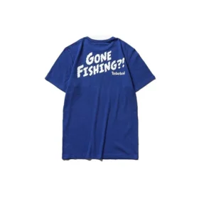 Timberland SS20 Printing Kurzarm-T-Shirt Blau