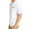 Timberland SS20 Rundhalsausschnitt mit Aufdruck, kurzärmelig, in Shorts-Optik, weiss