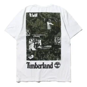 Timberland SS20 Shorts mit Aufdruck, weiss