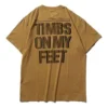 Timberland SS20 Slogan-Print Kurzarm Shorts Small