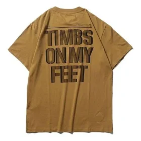 Timberland SS20 Slogan-Print Kurzarm Shorts Small