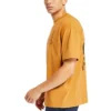 Timberland SS20 Slogan-Print Kurzarm Shorts Small