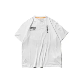 Timberland SS20 Slogan Printing Kurzarm-Shirt Weiss