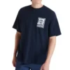 Timberland T-Shirt mit Aufdruck und Rundhalsausschnitt, Blau