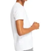Timberland T-Shirt mit gesticktem Logo, V-Ausschnitt, kurze Shorts, weiss