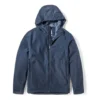 Timberland wasserdichte Kapuzenjacke mit Reissverschluss Blau
