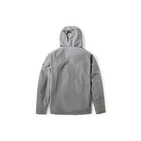 Timberland wasserdichte Kapuzenjacke mit Reissverschluss, grau